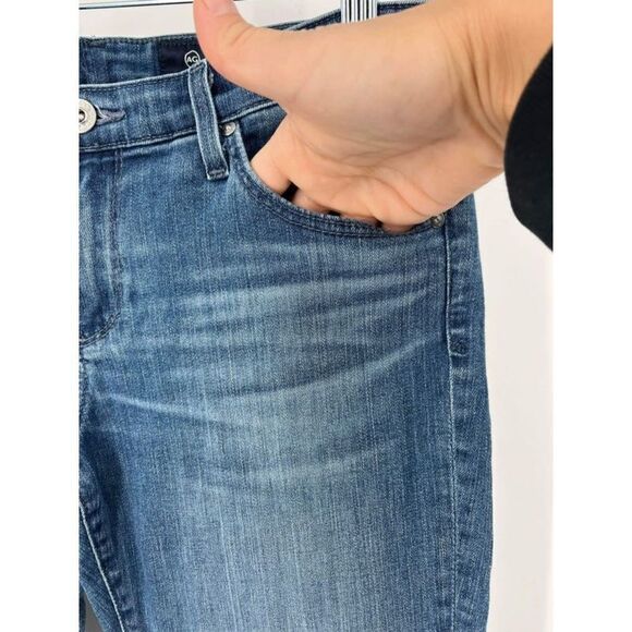 AG Adriano Goldschmied Women's The Stilt Cigarette Leg Jeans Blue Denim Size 28R - Picture 4 of 13